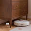 Commode décorative simple 5 tiroirs en bois d'hévéa