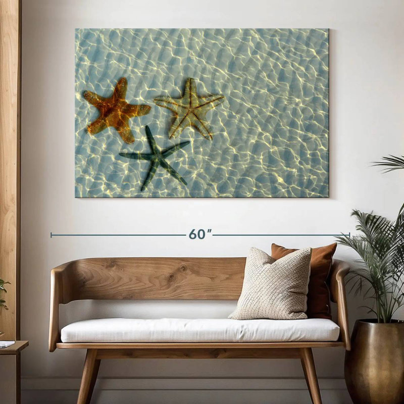 Brampt Underwater Trio Starfish, 34" H x 51" W