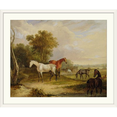 « chevaux-pâturages », impression