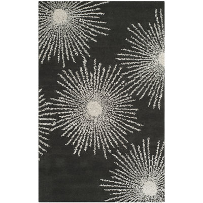 Amier Floral Natural/Blue Indoor / Outdoor Area Rug