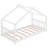 Solid Wood Low House Bed-1383312978-1385870470