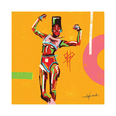 Grace-Stong Woman by Nuwarhol - Painting on Canvas