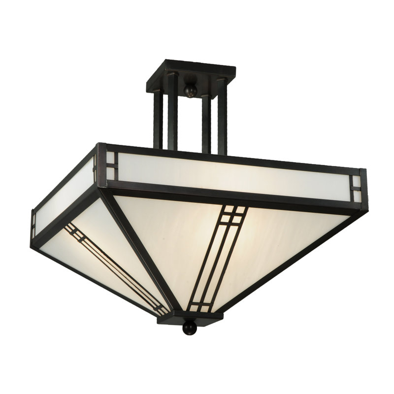 Prairie 4 - Light Semi Flush Mount