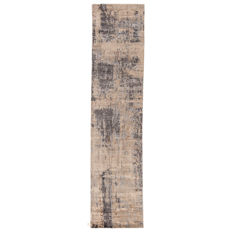 Dourch Hand Knotted Indoor Rug, Runner 2'6" x 10'