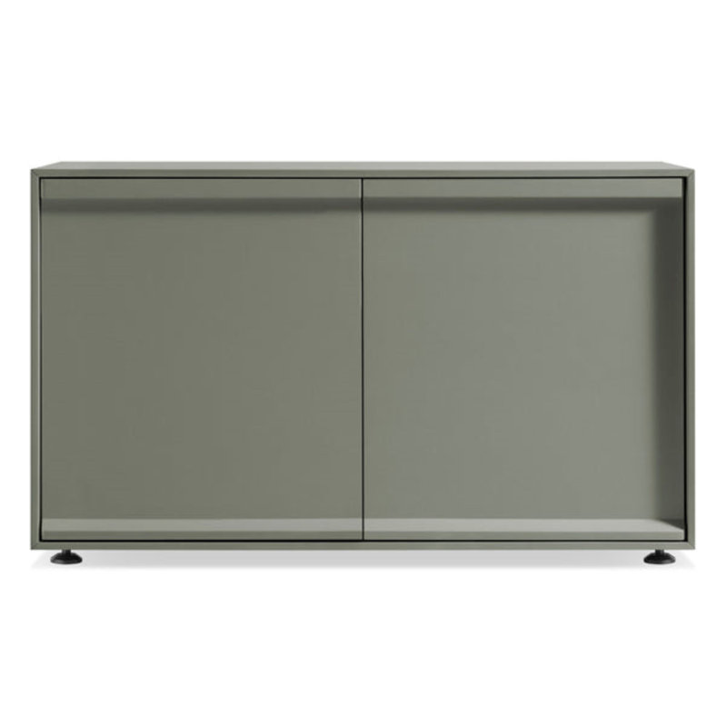 Superchoice 2 Door Credenza, Gray Green