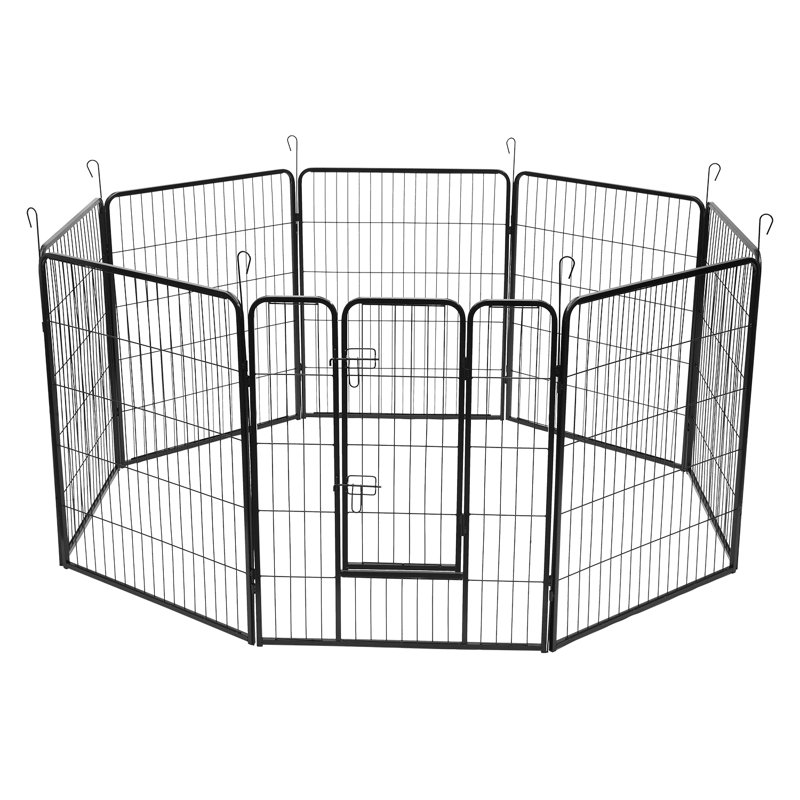 Enclos pour chien robuste en métal