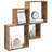 vidaXL Wall Cube Shelf Home Floating Shelf Wall Rack Engineered Wood-2100793902
