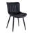 Heitger Leather Upholstered Side Chairs Modern Dining Chairs with Metal Legs, Dining Room Chair-1869799183