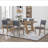 Gavilon Brown Rectangular Trestle Base Dining Table