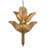 Banana Leaf 6-Light Chandelier - Gold/Dark Edging-49634723