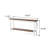 70.9-inch Extra-long Sofa Side Table With Two Shelves