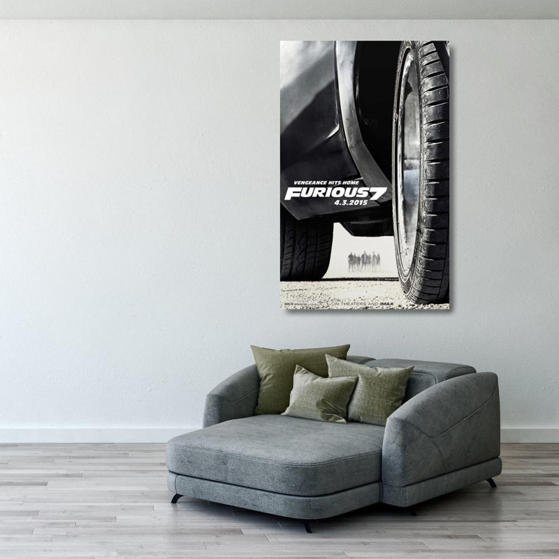 The Fast and the Furious 7, 40" H x 25" W
