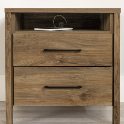 Gravity  2-Drawer Nightstand
