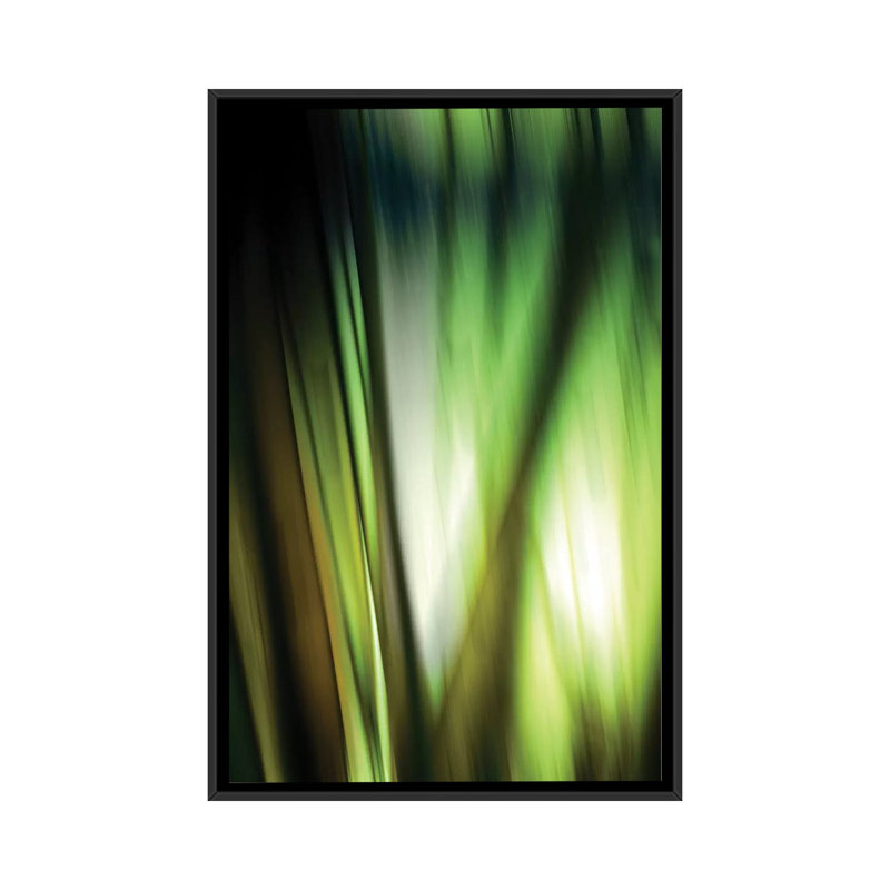 « organic i », impression sur toile, H 26 po x l 18 po x P 1,5 po, Toile avec cadre noir, Pas de tapis