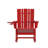 Beauton Commercial All-Weather Rocking Adirondack Chair with Swiveling Cupholder-1377591828