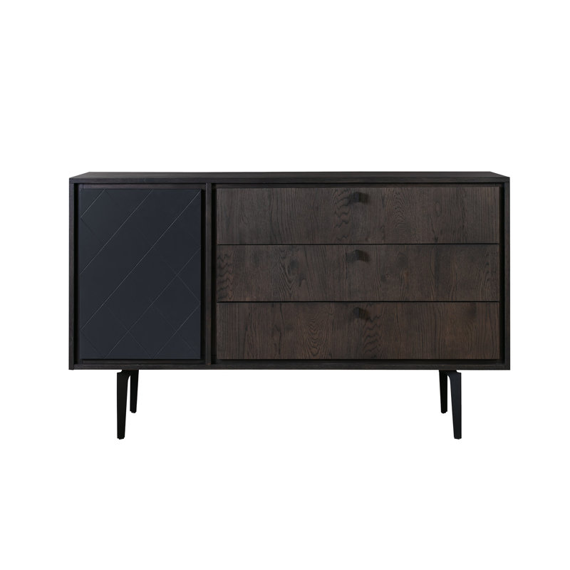 Commode combinée 3 tiroirs Audiana