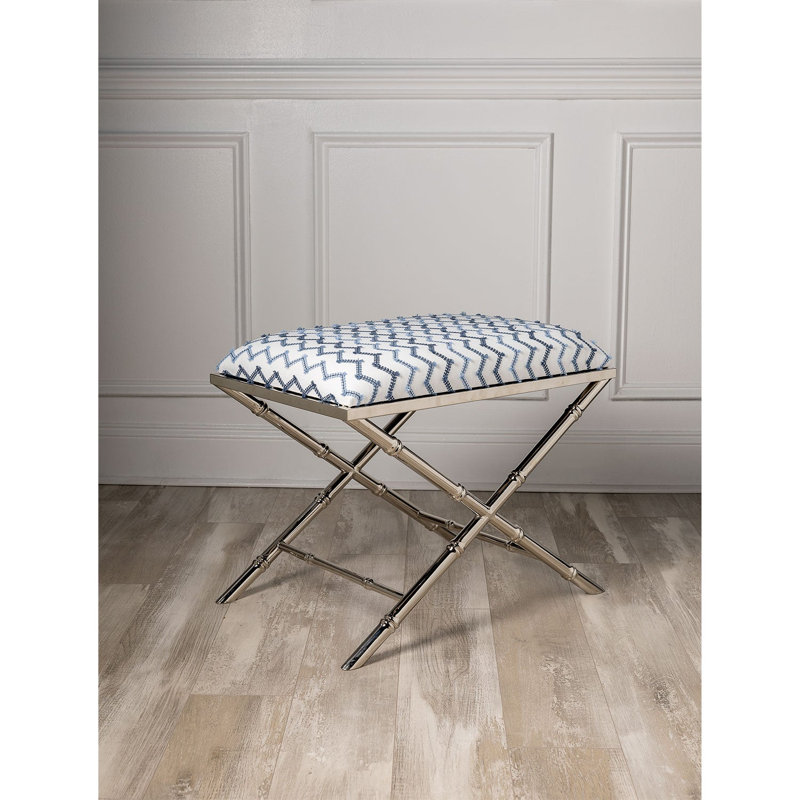Lauderdale Mozzi Bench, Nickel