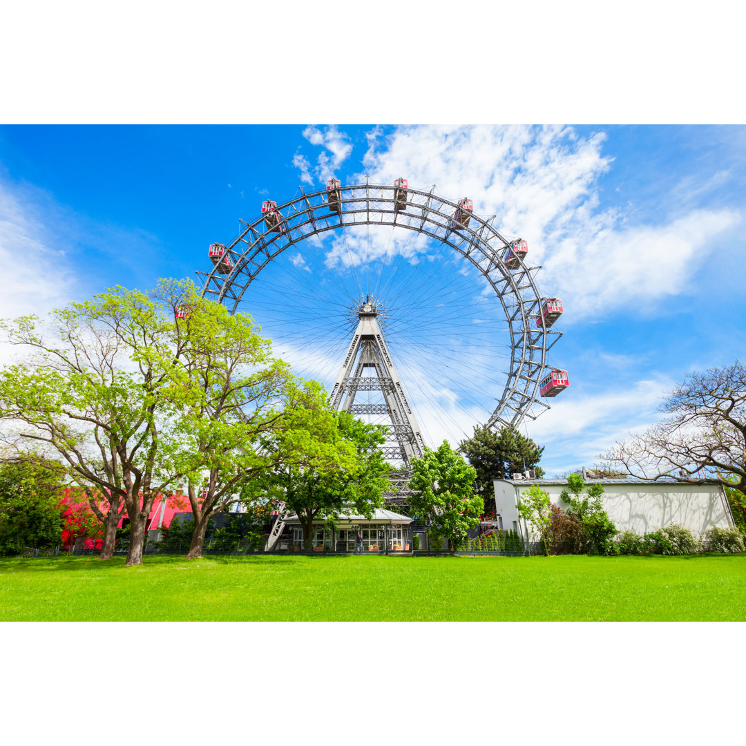 Prater Park In Wien by Saiko p - Leinwandbild