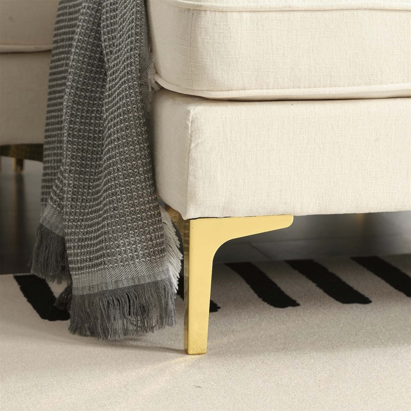 Comfortable Sofa with Versatile Design for Any Home Interior, Beige Plywood