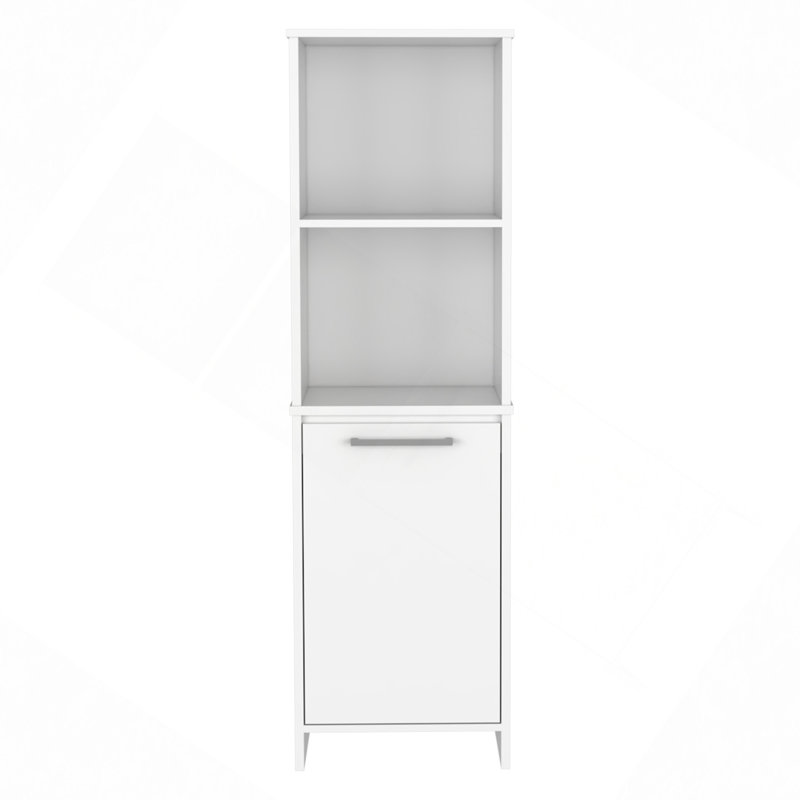 Garde-manger, deux tablettes extérieures, armoire à une porte, deux tablettes intérieures