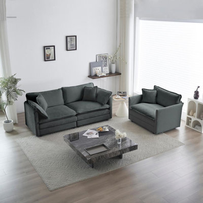 Canapé modulaire (gris)