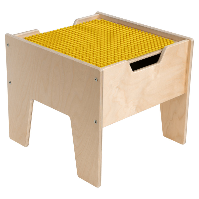 Table Contender Rectangle DUPLO, Jaune, Oui