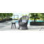 Chaise longue pivotante moderne en rotin 26,7 "avec structure en rotin et en fer-1144572480-1144572481