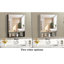 Armoire à pharmacie 24 po x 30 po avec miroir pour salle de bain, miroir de salle de bain mural avec rangement, tablettes réglables, cadre en aluminium, fixation en surface argent