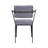 Cargo Gray Fabric & Gunmetal Finish Office Chair-61584842