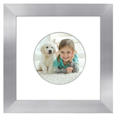 Picture Frame With Round-Shaped Mat - Ideal For Any Room, Living Rooms, Dorm Room