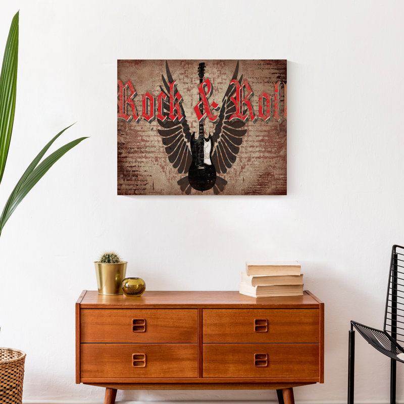 " Rock And Roll ", 16" H x 20" W x 1.25" D