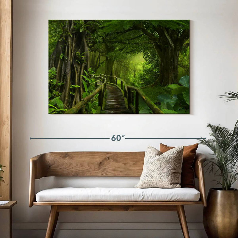 Alvord, jungle de la Thaïlande, H 32 po x l 48 po