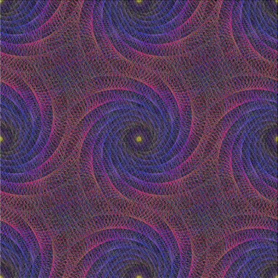 Tapis mauve / rouge Power Loom