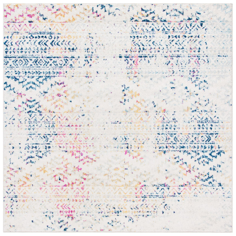 Sachiko Performance Geometric Rug, Square 10'