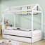 Lit plateforme simple avec lit gigogne