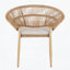Chaise d'extérieur en osier, ensemble de 2-1467488611