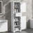 Tall Bathroom Storage Cabinet, Freestanding Storage Cabinet With Drawer And Adjustable Shelf, MDF Board With Painted Finish, White (Old Sku:WF312727AAK)-402451657