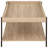 Miller Light Brown Rectangular Engineered Wood Coffee Table
