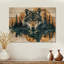 Loup, échos de l'Alpha I - décoration murale animal en bois de loup - sur bois de pin naturel-40462639