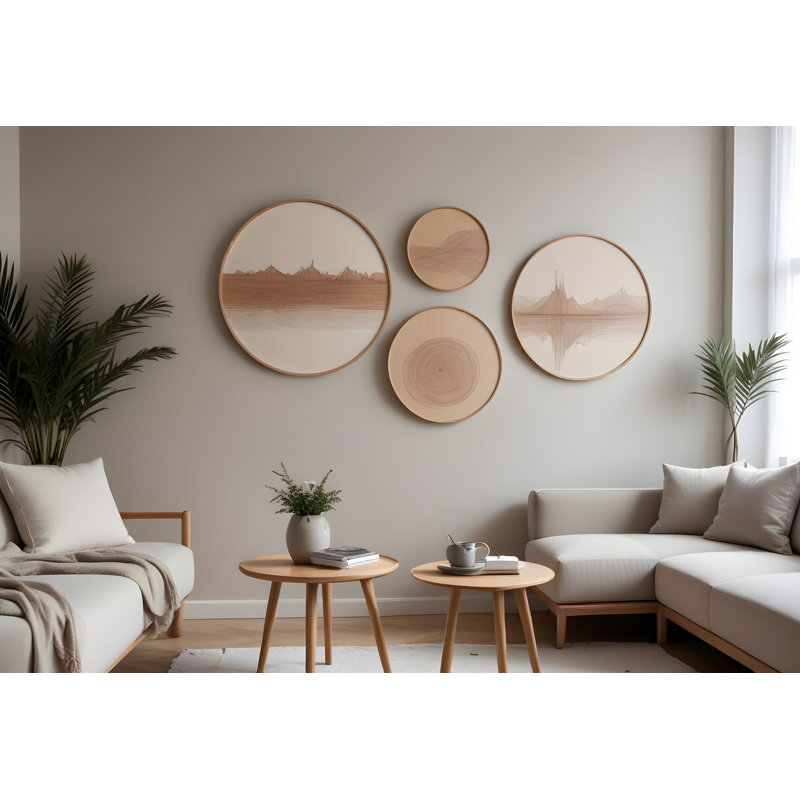 Decorative Framed MDF Painting