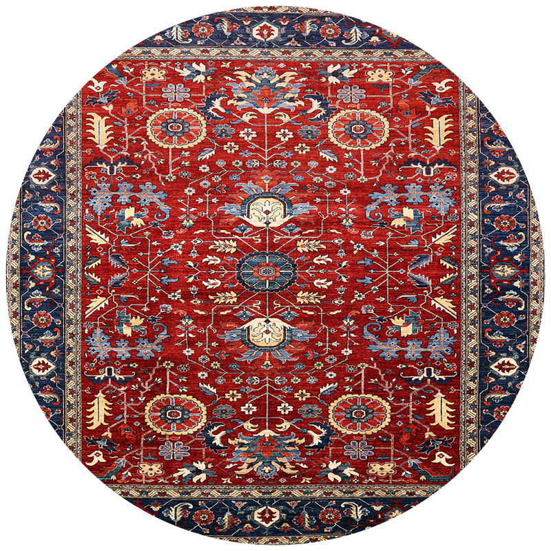 Oriental Indoor Rug, Round 8'