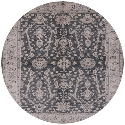 Tapis oriental noir / beige Magar