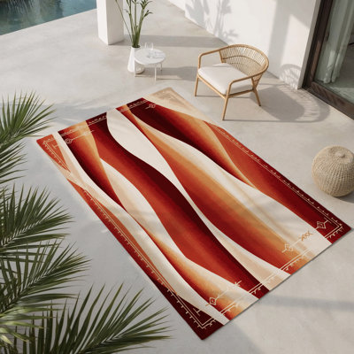 Tapis intérieur et extérieur Terracotta Horizon