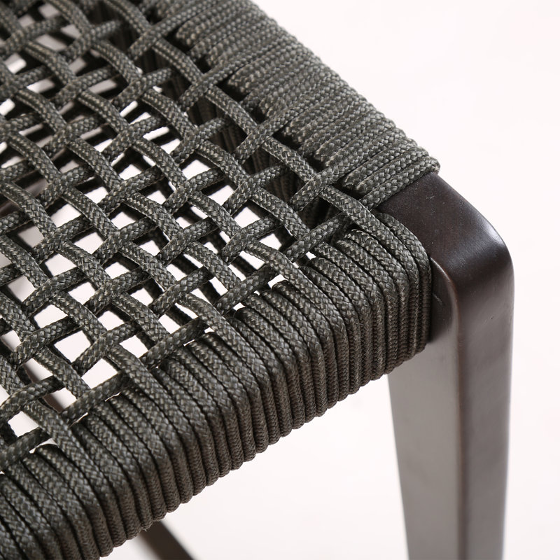 Tabouret de bar Aleksandrina, Gris, Tabouret de bar (assise de 30 po de hauteur)