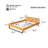 PINE WOOD BED FRAME QUEEN SIZE-1270163485