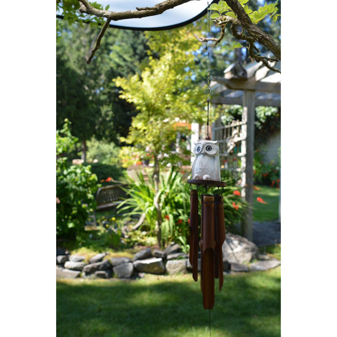 Oscar Owl Wind Chime Cohasset Gifts & Garden 