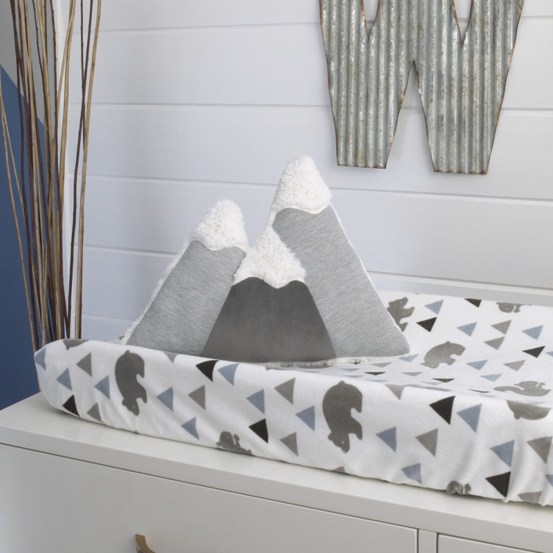 Little Love by NoJo Mountain Shaped Plush Decorative Pillow