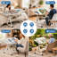 shenzhenshijinlimaomaoyiyongsi 35.43 L Steel and MDF Game Table with Chairs
