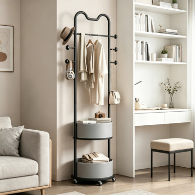 Organisateur de portemanteaux Rolling Hall