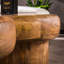 Jaron Solid Wood Drum Coffee Table
